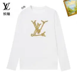 louis vuitton lv t-shirt manches longues pour unisexe s_12604a7